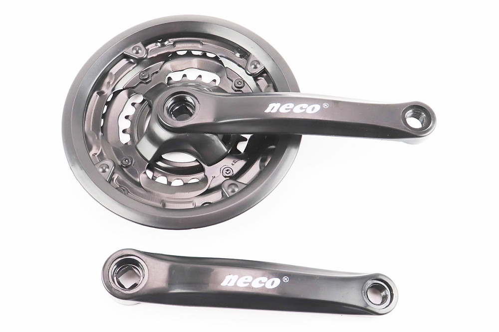 Шатуни "квадрат" 170мм, 42.34.24T MTB, чорні NSP-3001 Київ - фото 1