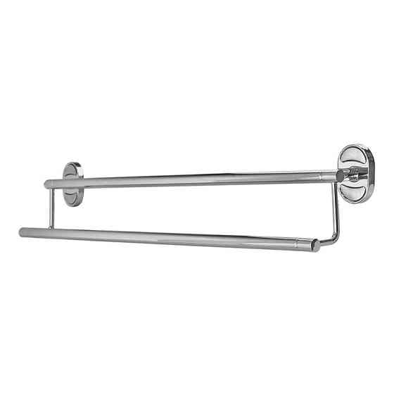 Полотенцедержатель двойной Zerix AFB-0109-1 (ZX5040) Киев