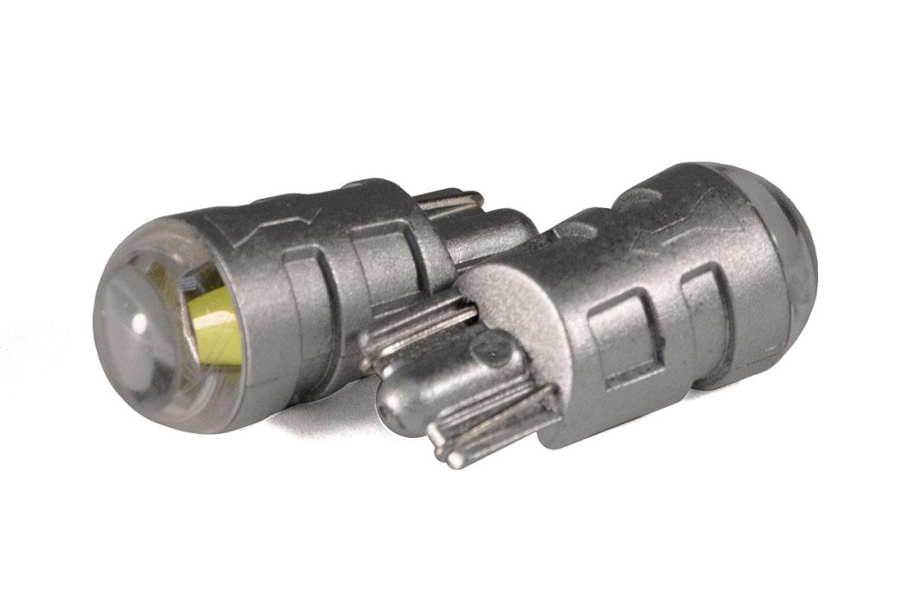 Світлодіодна лампа StarLight T10 1 діод СОВ 12V 0.5W WHITE / прозора лінза / сірий пластиковий цоколь Харків - фото 2