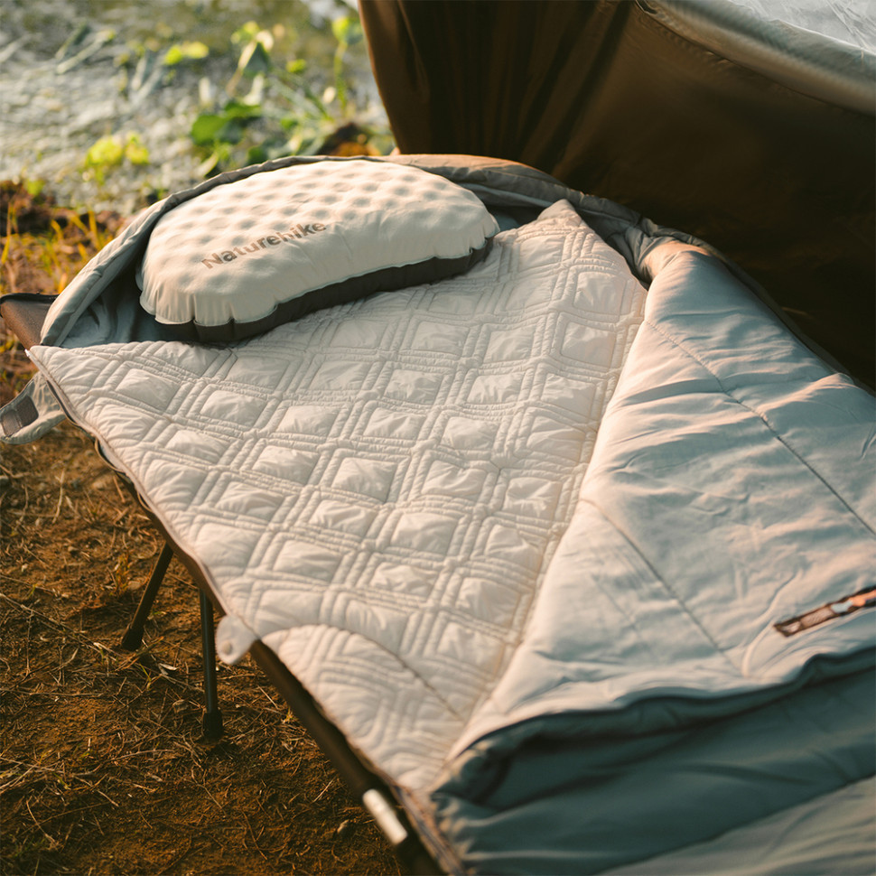 Одеяло с подогревом Naturehike CNK2450PJ015, 95х190 см, бежевое Киев - изображение 5