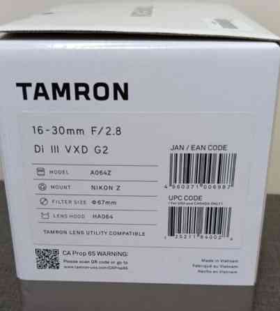 Об'єктив Tamron AF 16-30mm f/2,8 Di III VXD G2 Nikon-Z) Харків