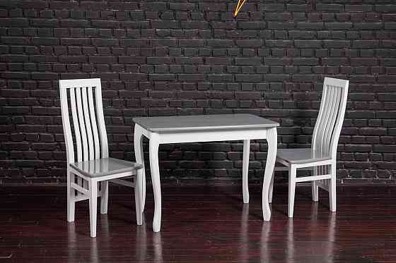 Стіл обідній СМАРТ 1000*600, БУК білий/сірий--- Киев