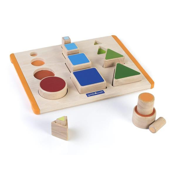 Деревянный сортер Guidecraft Manipulatives Фигуры и размеры (G6737) Харьков - изображение 20