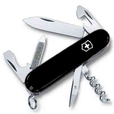 Нож Victorinox Sportsma 84 мм Чорний (0.3803.3) Винница