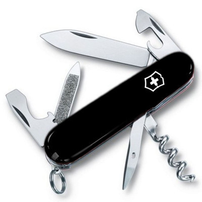 Нож Victorinox Sportsma 84 мм Чорний (0.3803.3) Винница - изображение 1
