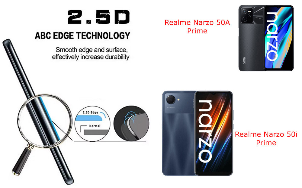 Захисне скло ArmorGlass для Realme Narzo 50A Prime, Narzo 50i Prime – стійке до подряпин та ударів Київ - фото 2