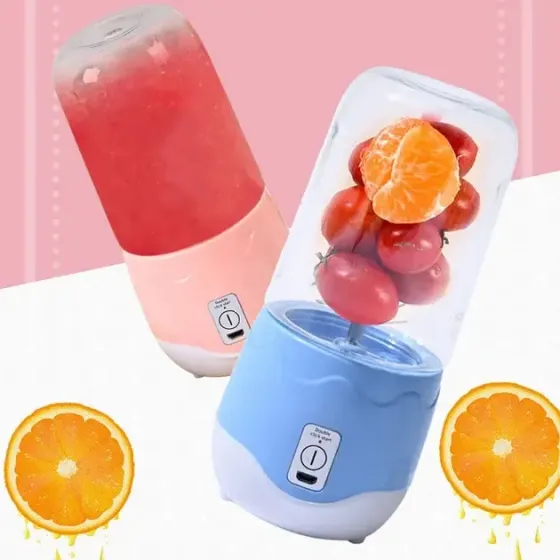 Дорожная чашка-блендер с USB 400мл, Переносной мини-блендер / Измельчитель для смузи Коломыя