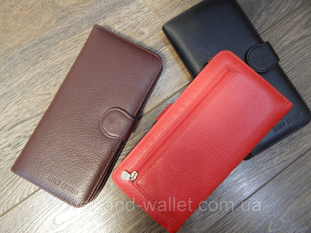 Стильный коричневый кожаный кошелек  Marco Coverna Киев - изображение 6
