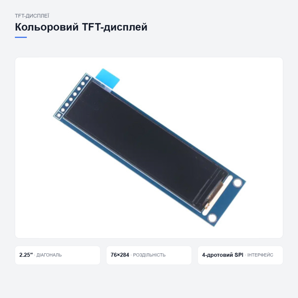 Графічний дисплей ST7789 для Arduino ESP32 Київ - фото 11