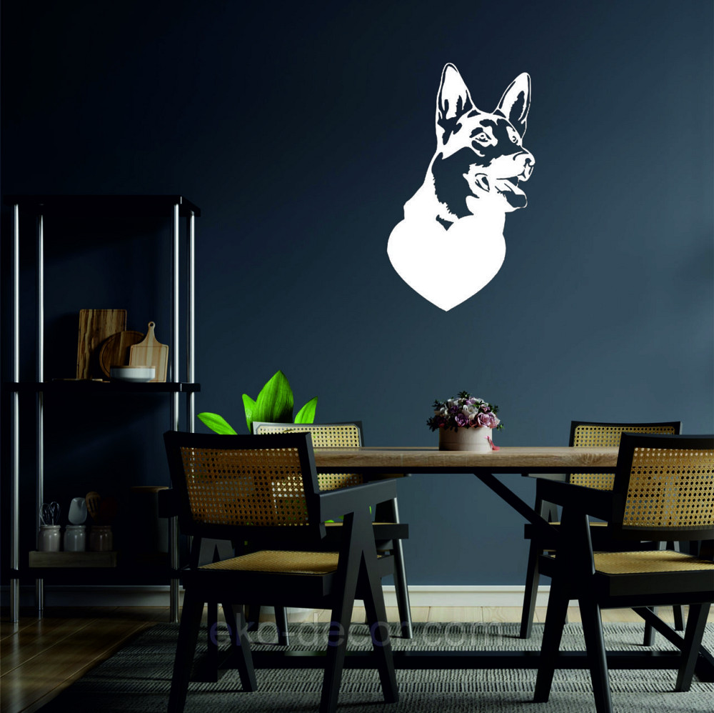 Декоративное настенное Панно «Овчарка», Декор на стену 90*53 см, Белый Киев - изображение 6