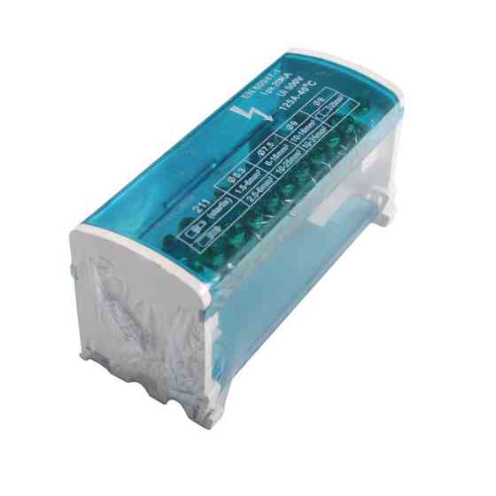 Шина нульова у корпусі (крос-модуль) 2х11, 125A Дніпро