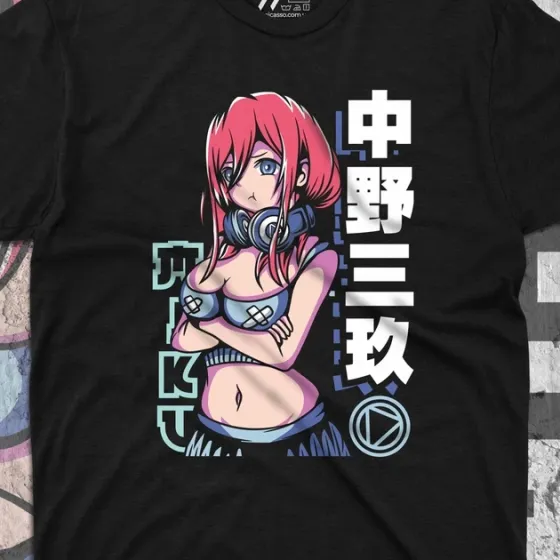 Футболка для подростка мальчика с принтом Мику Накано Размер 160 Anime10597 Днепр