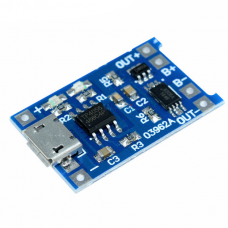 Контроллер заряда для литиевой батареи 18650, 1А, разъем micro-USB Полтава - изображение 1