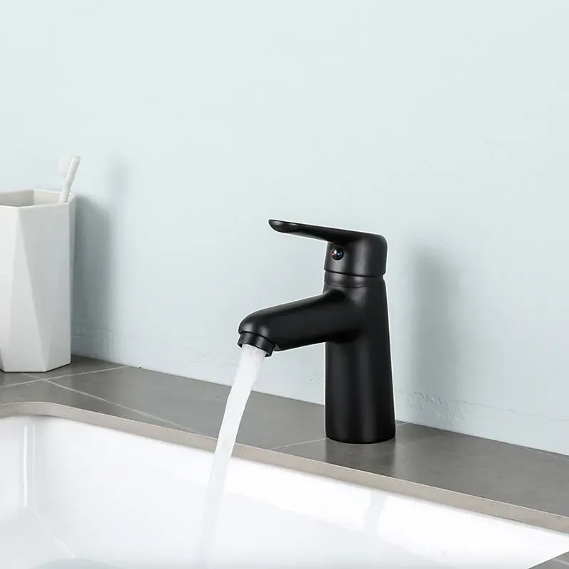 Змішувач для умивальника Frap F1017-6 чорний Київ - фото 2