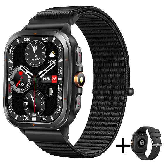 Годинник розумний наручний Smart Bavaro Nano Nylon (2 ремінці) Вінниця