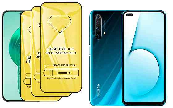 Захисне скло DefenzoGlass для Realme X50 – подвійна міцність Київ