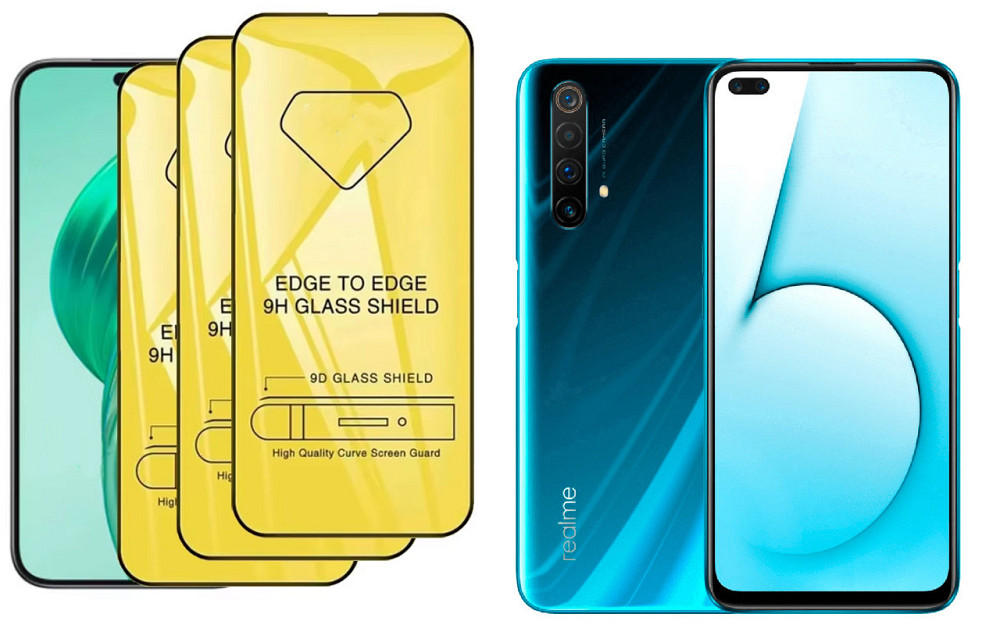 Захисне скло DefenzoGlass для Realme X50 – подвійна міцність Київ - фото 1