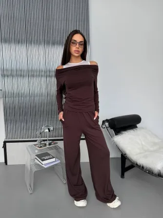 Жіночий костюм 3-ка штани кофта майка віскоза Одеса