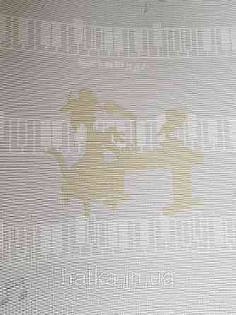 Обои виниловые на флизелине AdaWall Ada Kids метровые детские музыкальные инструменты ноты на светло сером Киев