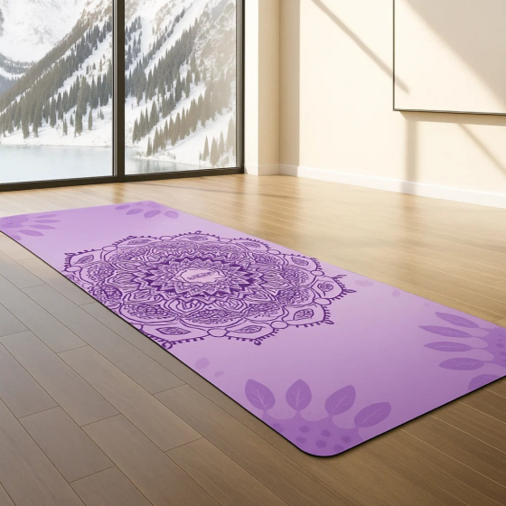 Килимок для йоги та фітнесу, складаний м'який килимок з сумкою перенесенням, спортивний каремат, яскравий 3D-принт Кам'янець-Подільський