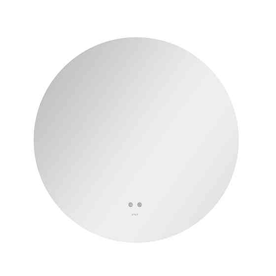 Зеркало Qtap Taurus R800 с LED-подсветкой Touch, с антизапотеванием, с диммером, рег. темп. цвета (3000-6500K) QT2478R807 Киев