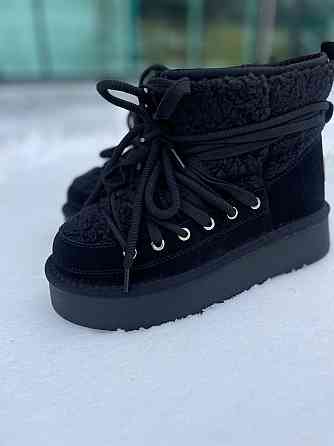 Hengji Угги жіночі HENGJI T39-1 чорні (зима, замша натуральна) (5675) 36 Коломыя