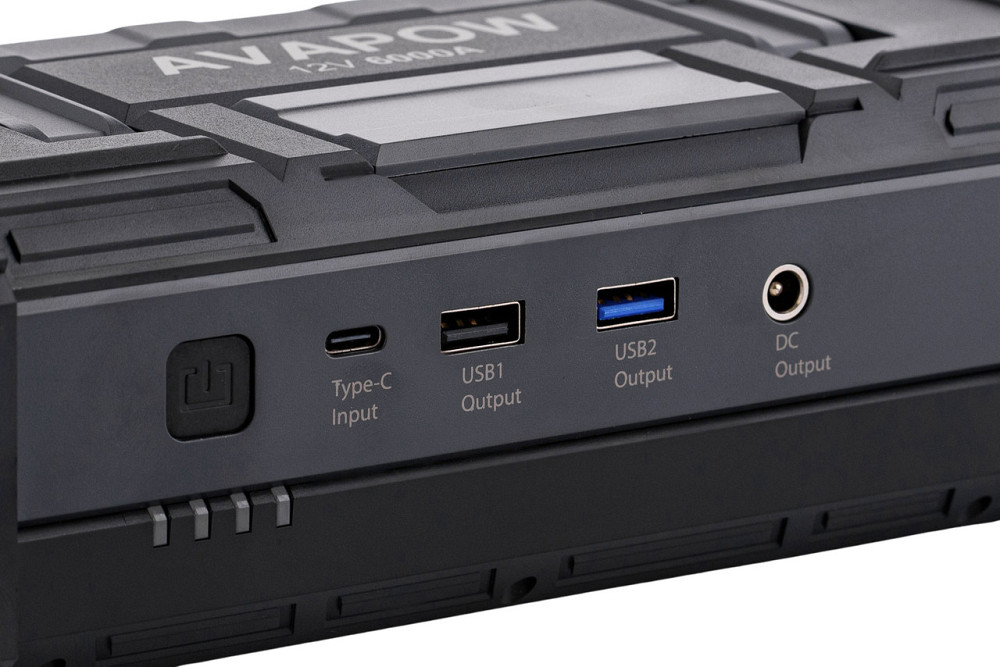 Пусковое устройство Jump Starter для авто AVAPOW A68 (6000A) 88,80Wh/24000mAh Киев - изображение 4