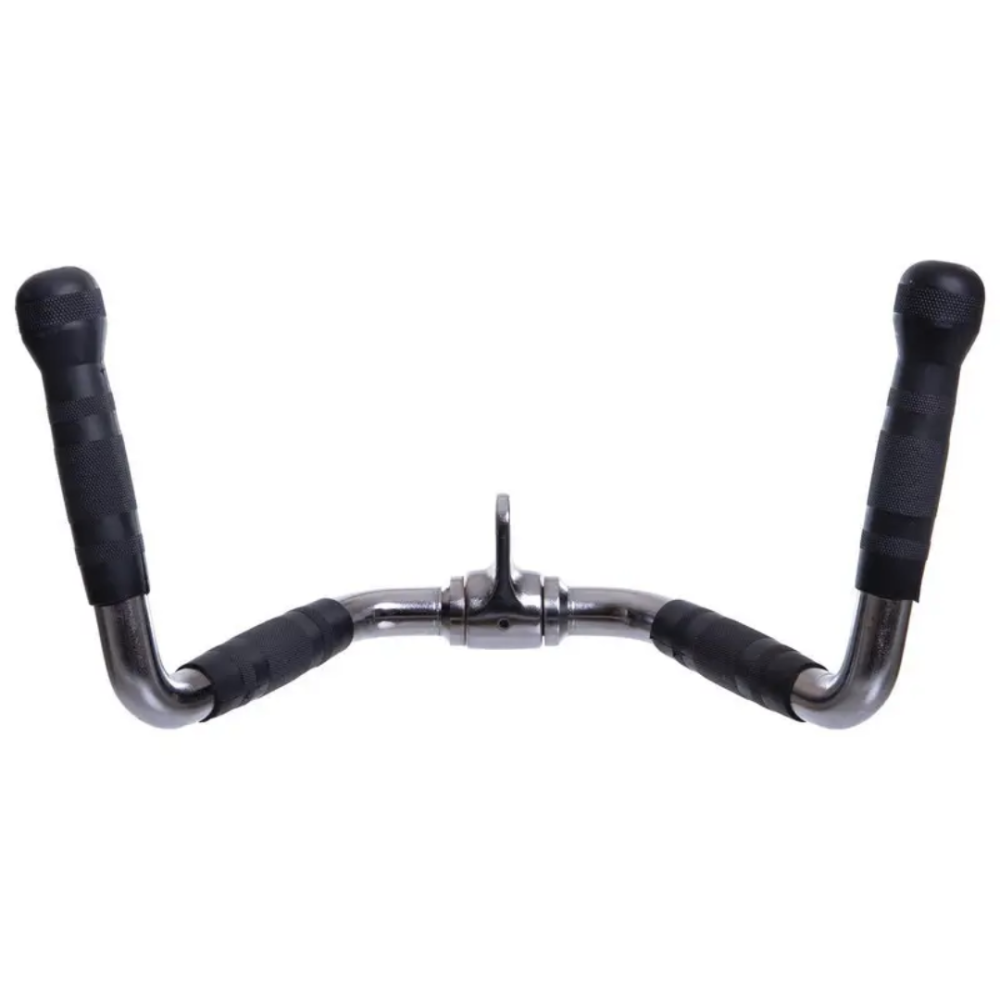 Ручка для тяги York Fitness багатофункціональна з гумовими рукоятками, хром Киев - изображение 4