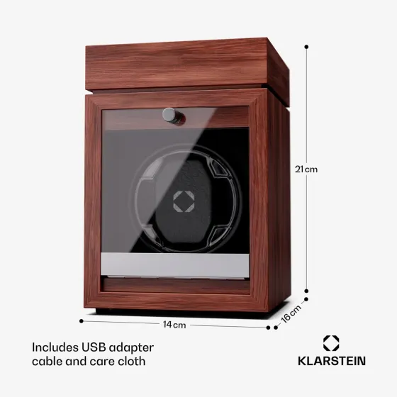 Скринька ротатор ротомат віндер Klarstein Brienz 1 для підзаводу годинника з відділом для прикрас Німеччина Дніпро