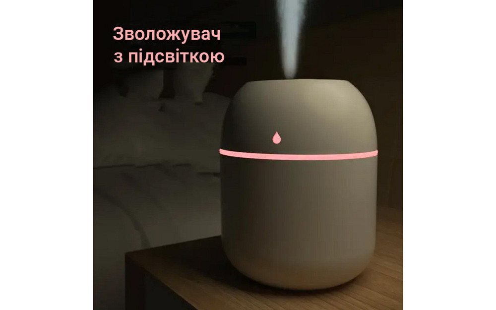 Міні Зволожувач повітря з LED-підсвіткою ViO HU-15 Київ - фото 3