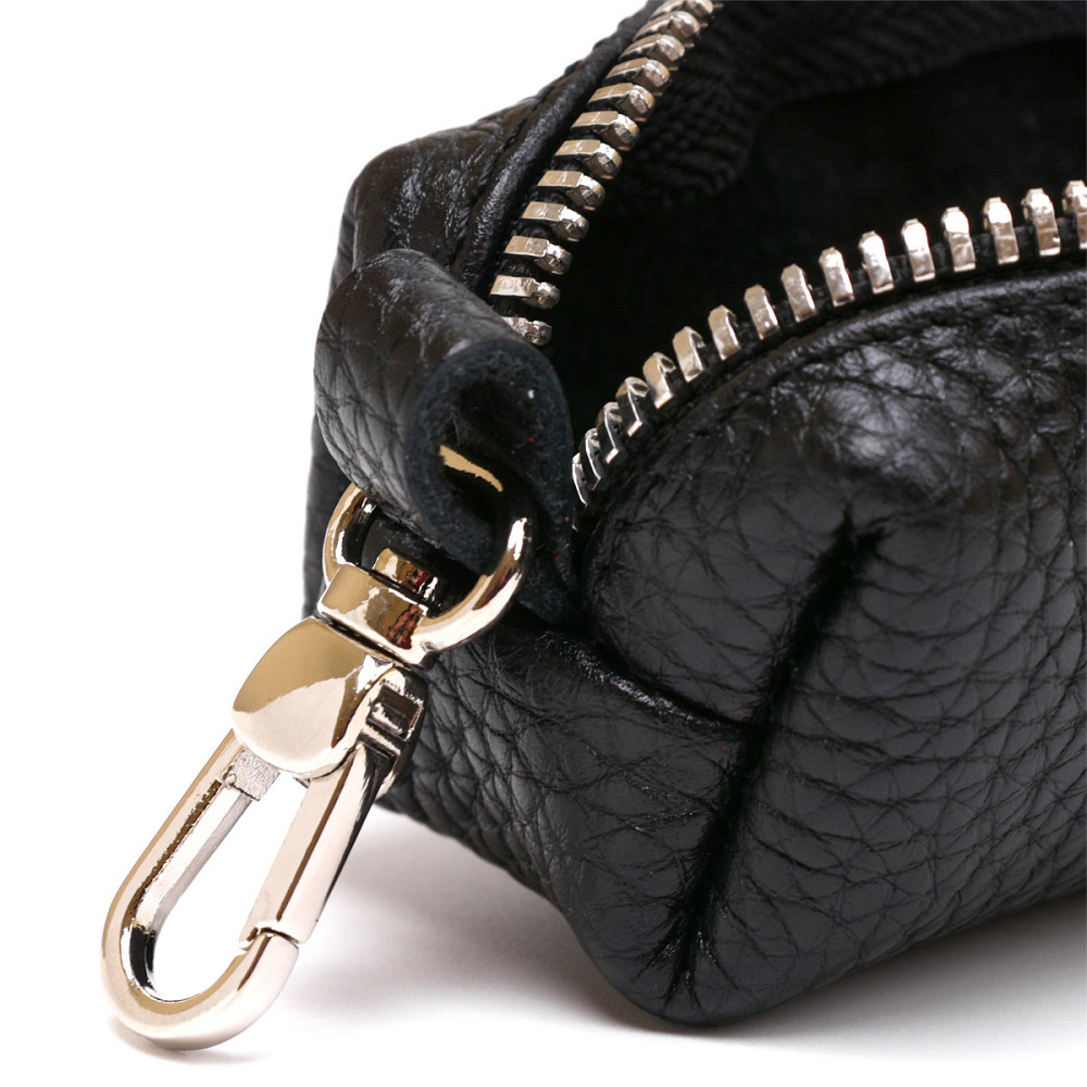 Кожаная ключница унисекс Shvigel 16536 Черный Киев - изображение 7