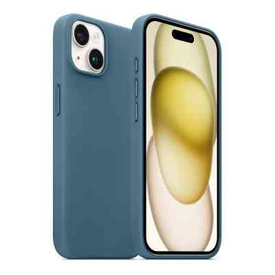 Чохол до мобільного телефона Armorstandart FAKE Leather Case Apple iPhone 15 Plus Sea Blue (ARM76298) Вінниця