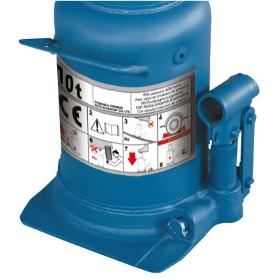 Домкрат GTM гідравлічний пляшковий 10т (210-520мм) двохштоковий (TH810001) Вінниця - фото 3