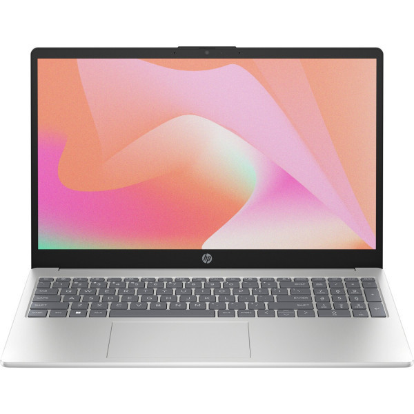 HP 15-fd0054ua 15.6" FHD IPS, 250n/Intel N100 (3.4)/8Gb/SSD256Gb/Intel UHD/DOS/Сріблястий (833U2EA) Київ - фото 1