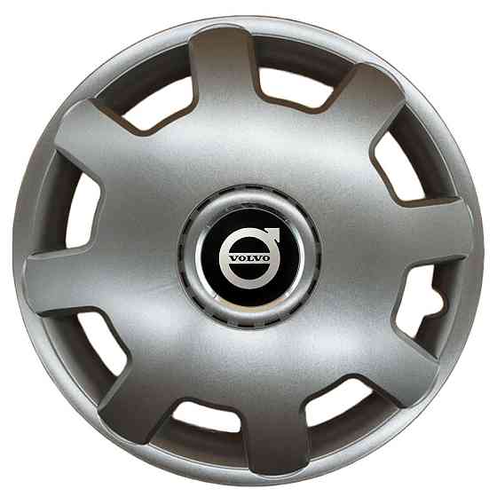 Автомобильные модельные колпаки R13 Volvo 105 4шт, SJS, серебристые Киев
