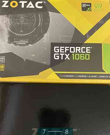 Відеокарта: GTX 1060 6Gb. Zotac. Київ