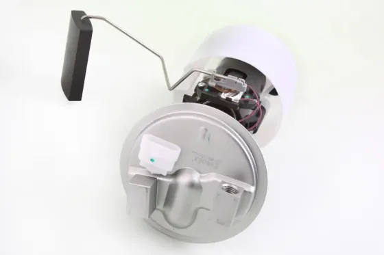 Насос топливный 2112 электр. в сборе EuroEx стар. обр. (штуцера, 21083 высокая панель) Винница