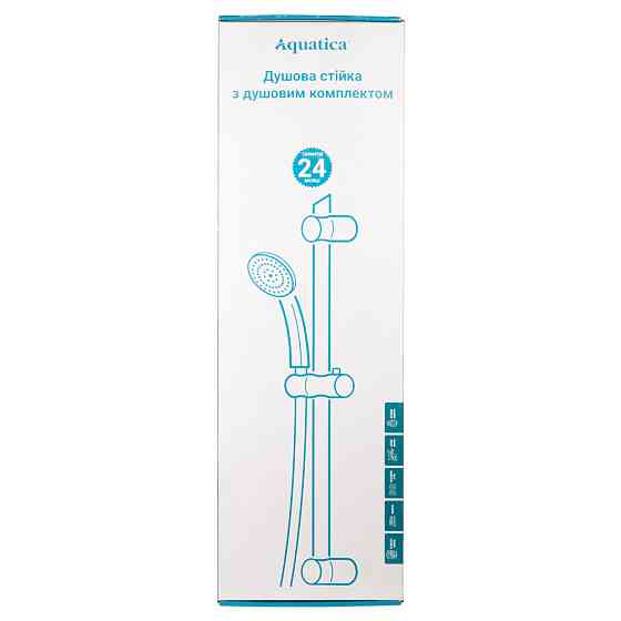 AQUATICA Душевая стойка с душевым комплектом (60A) AQUATICA (9792160) Київ