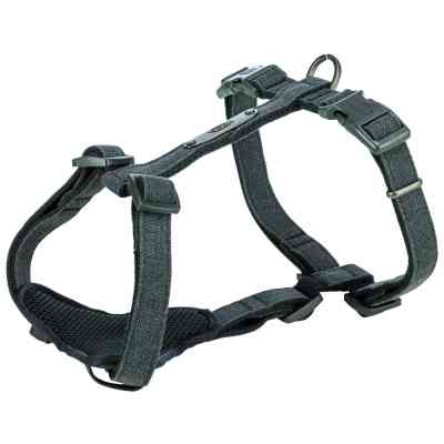 Шлея для собак Trixie CityStyle H-harness Бавовна S–M 42–60 см 15 мм Чорна (4053032683273) Вінниця