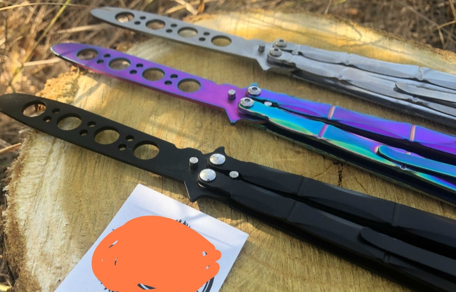 Нож Бабочка Баллисонг ,расческа, тренировочный . Киев - изображение 4