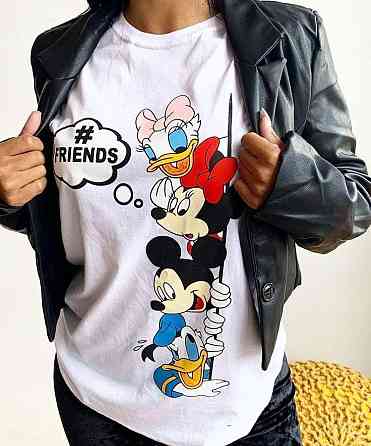 Футболка жіноча з принтом  46 Біла 2664083957 Дніпро