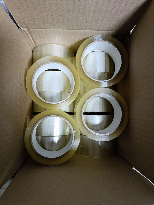 Ящик скотч пакувальний 14шт, 45мм на 100м, 40 мкм Київ - фото 1