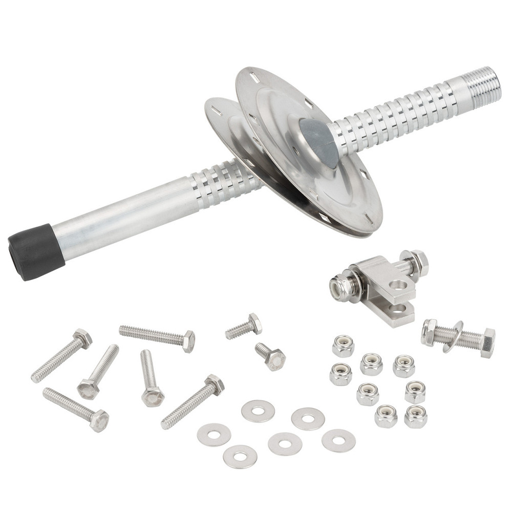 370611 Опора (концевая) регулируемая для рулевого троса, алюминий/нержавеющая сталь (Pretech) Черкассы - изображение 1