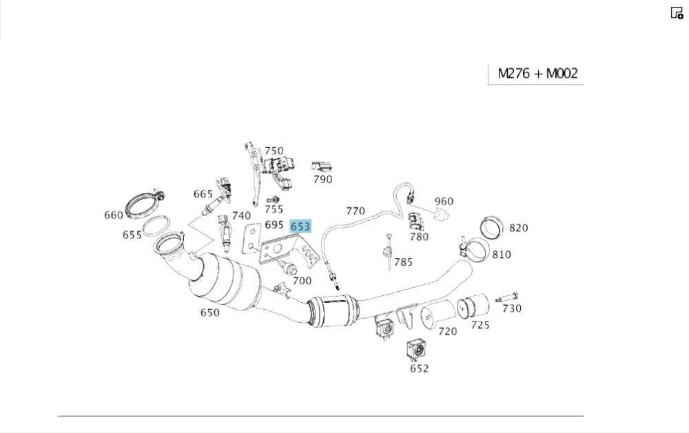 Mercedes-Benz  A1664911541 Кронштейн каталізатора зліва GL/GLS X166 ML/GLE W166 GLE Coupe C292 Одеса - фото 2