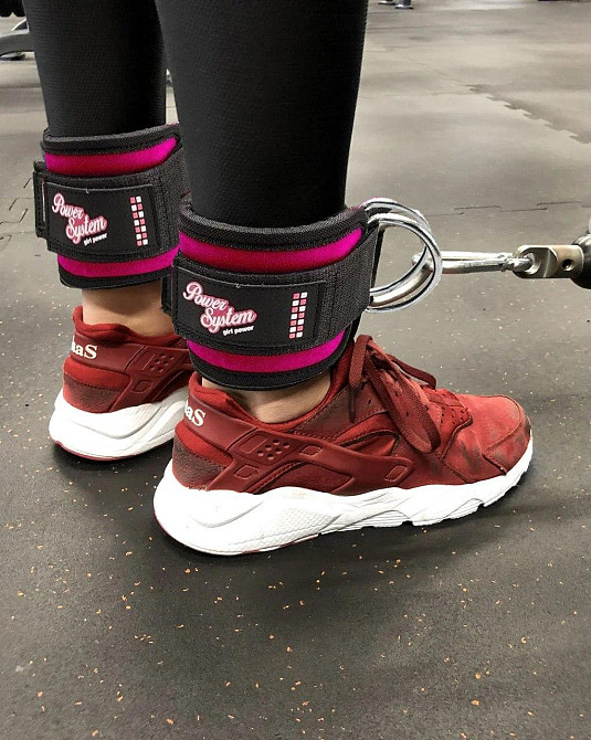 Манжети на щиколотку Power System PS-3450 Ankle Strap Gym Babe Pink Луцьк - фото 8