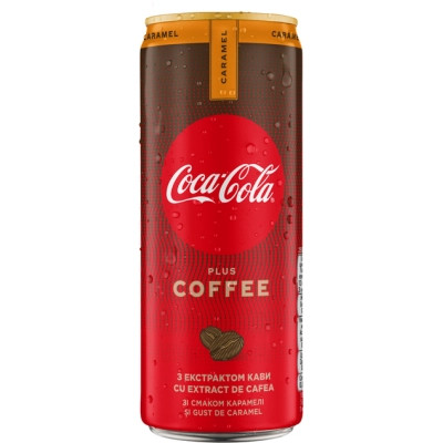 Напиток Coca-Cola Plus Coffee Caramel 250 мл (5449000091376) Винница - изображение 1