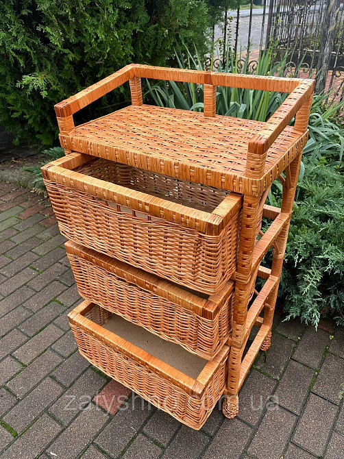 Комод из лозы на 3 шухляды Киев - изображение 8