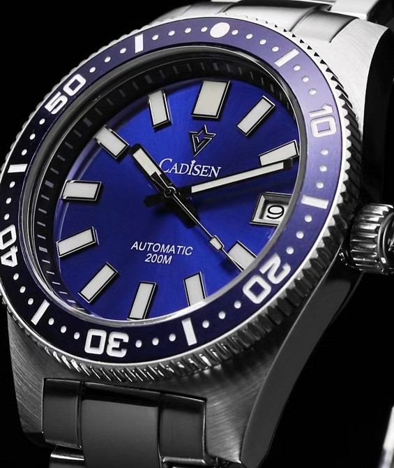 Часы Cadisen Submariner NH35 38mm дайвер. Киев - изображение 4