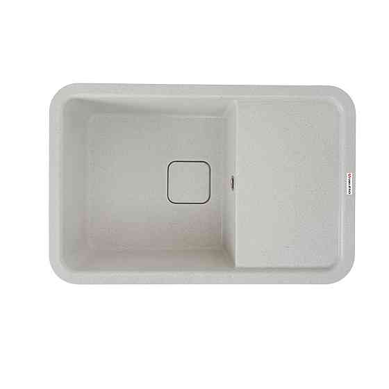 Гранітна мийка для кухні VALESO CUBE 7850 матова Біла в крапку Коломыя