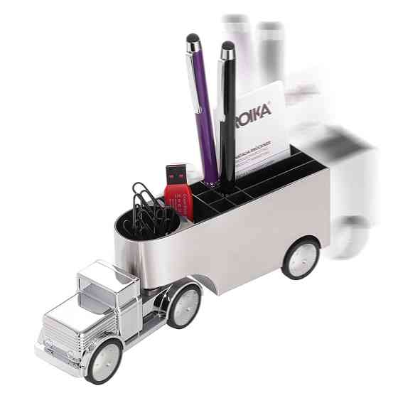 Органайзер настільний Troika Трак для канцелярії Хром Київ